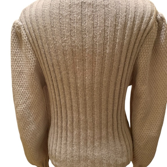 Shein Cozy Mock Turtleneck Sweater with knit balloon sleeves - Picture 4 of 9